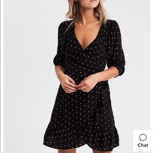 AE Long Sleeve Wrap Dress (never worn)